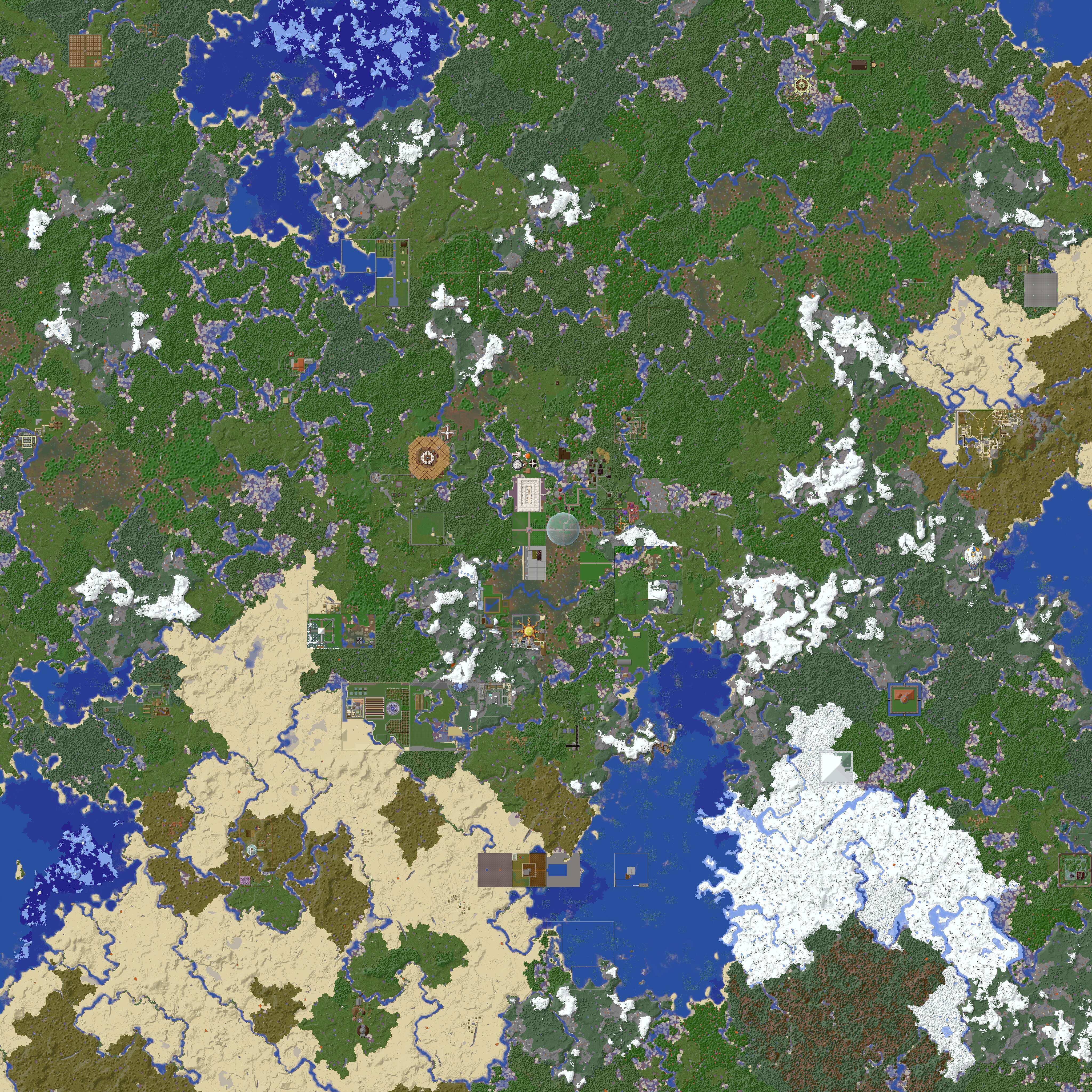 Minecraft 2D Minecraft Map